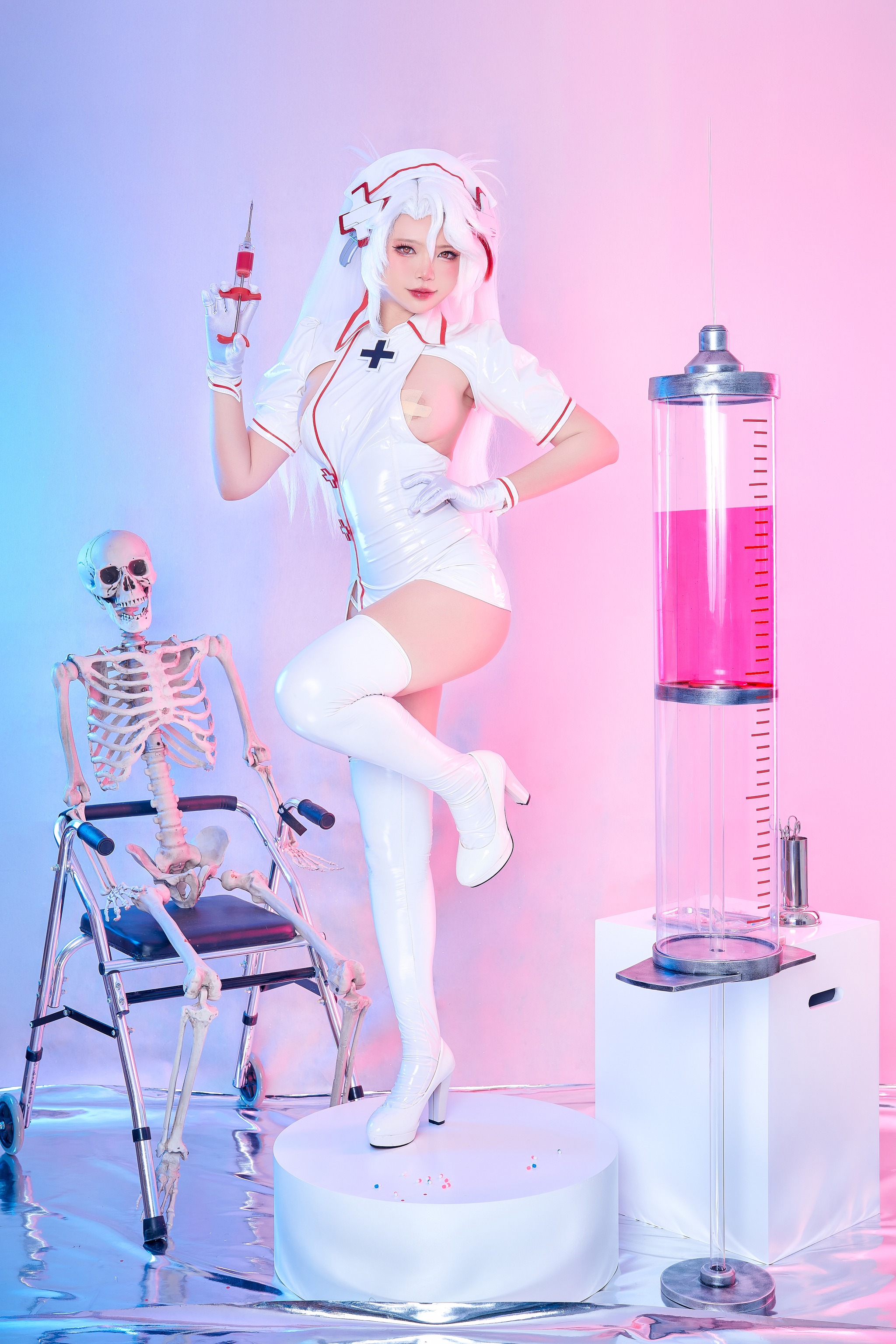 图片[1]-ZinieQ – NO.088 Prinz Eugen Nurse[39P]-XikXak